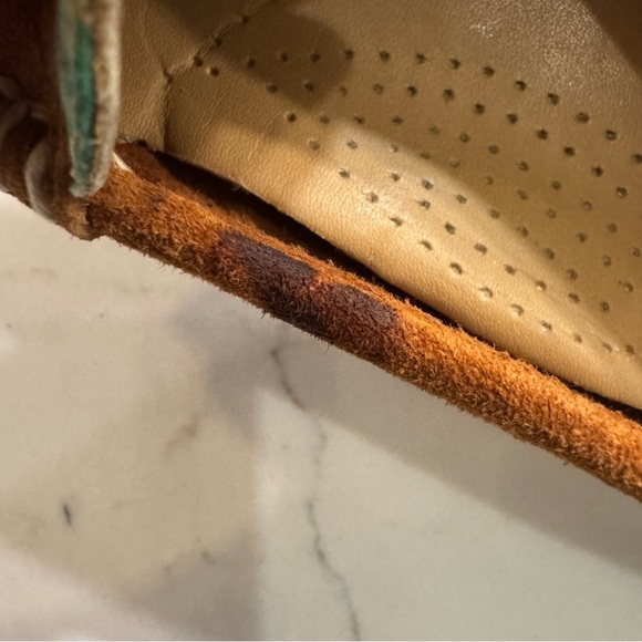 G.H. Bass Weejuns Tropic Floral Suede Leather Loafers Women's Size 11M - Picture 10 of 11